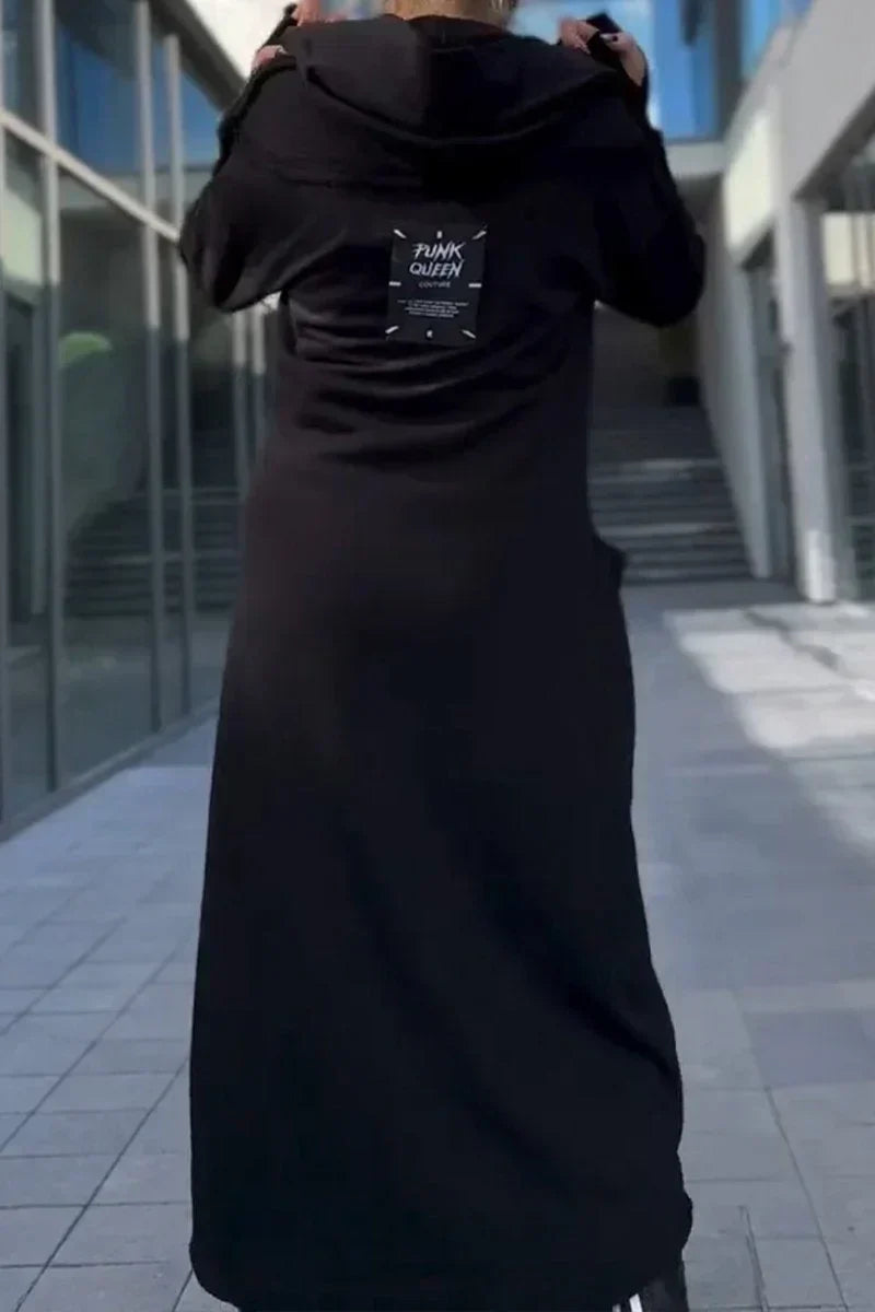 Diana™ | Długa Bluza z Kapturem – Komfort i Swoboda