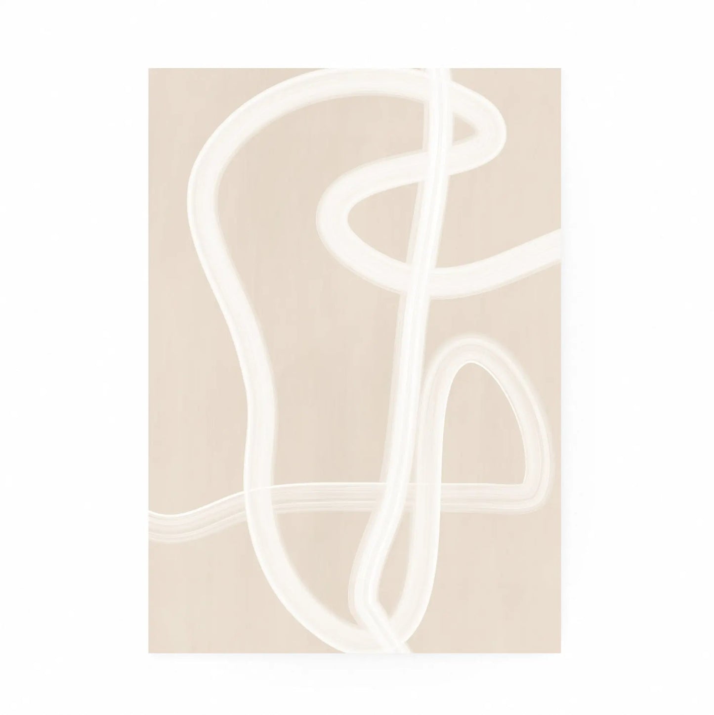Beige Abstract Set by Elena Ristova