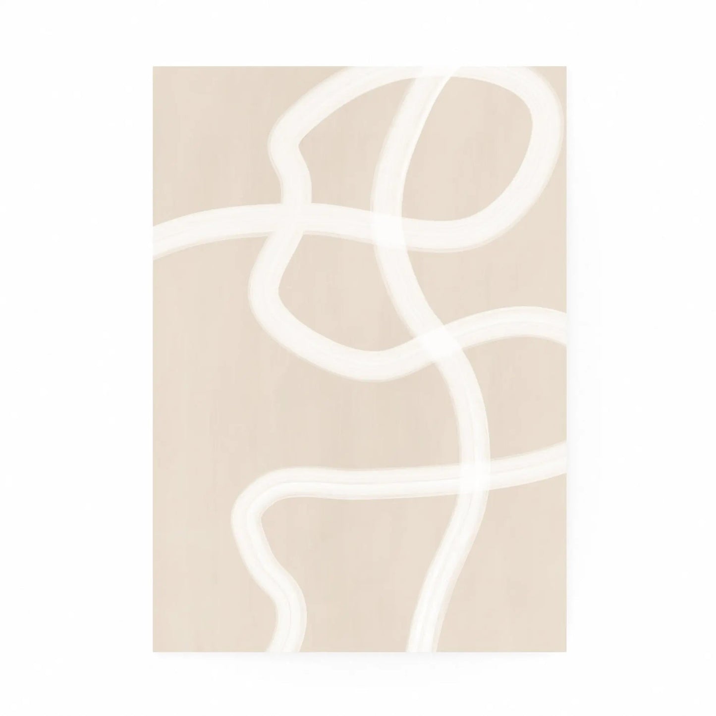 Beige Abstract Set by Elena Ristova