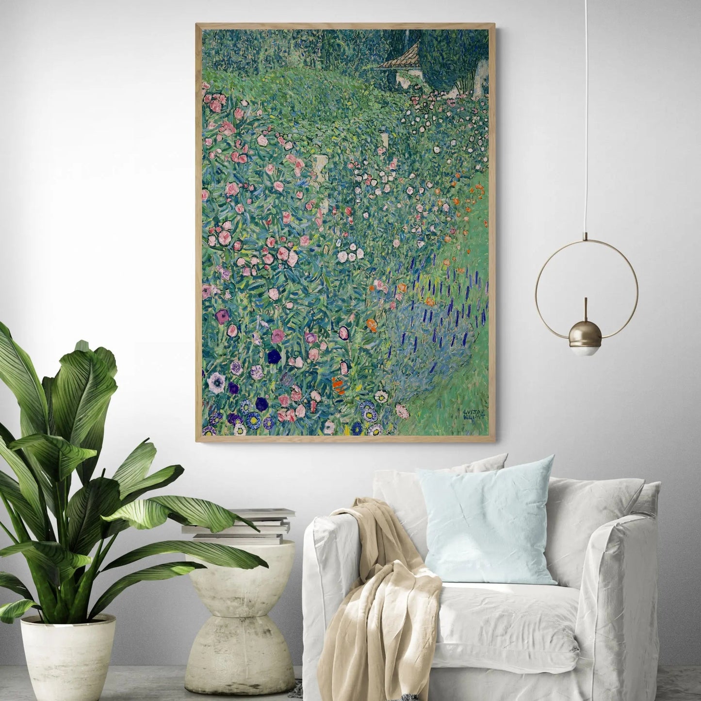 Italian Landscape by Gustav Klimt Art Print