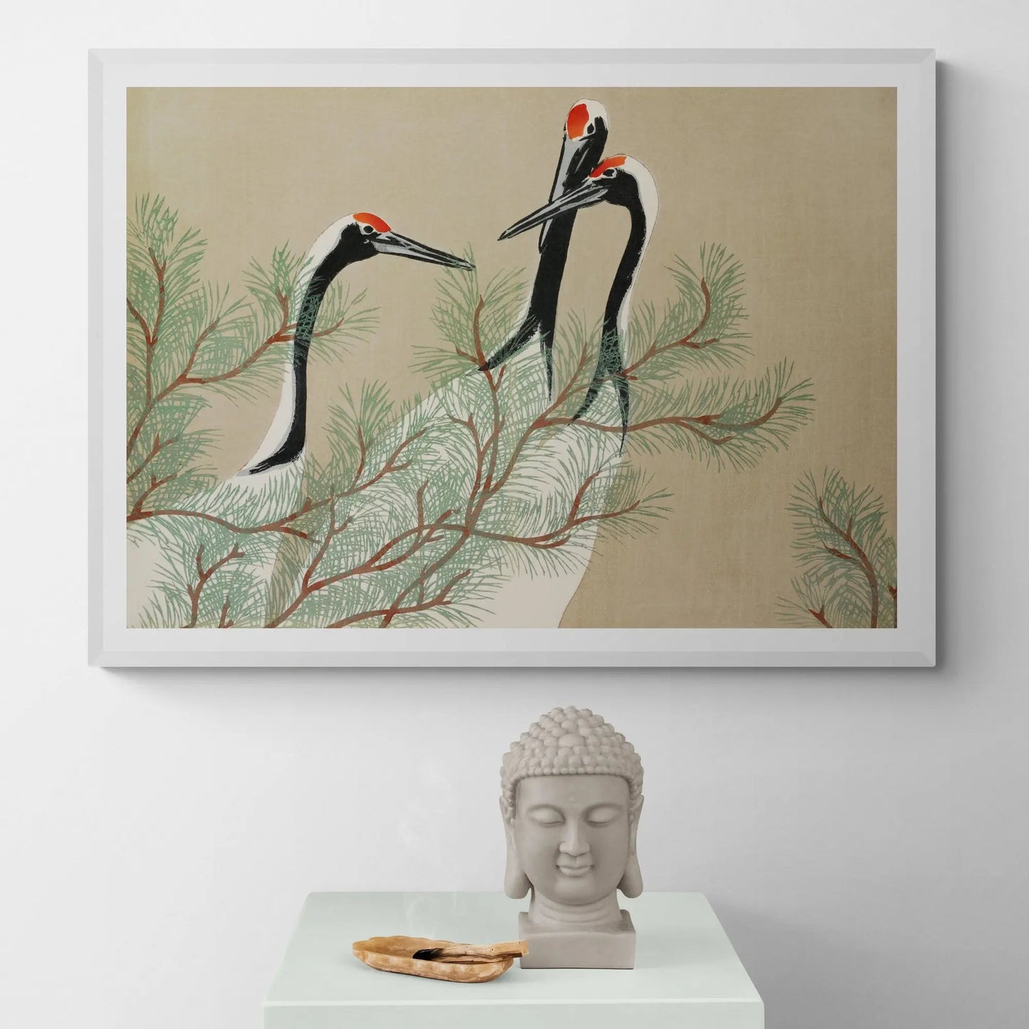 Cranes by Kamisaka Sekka