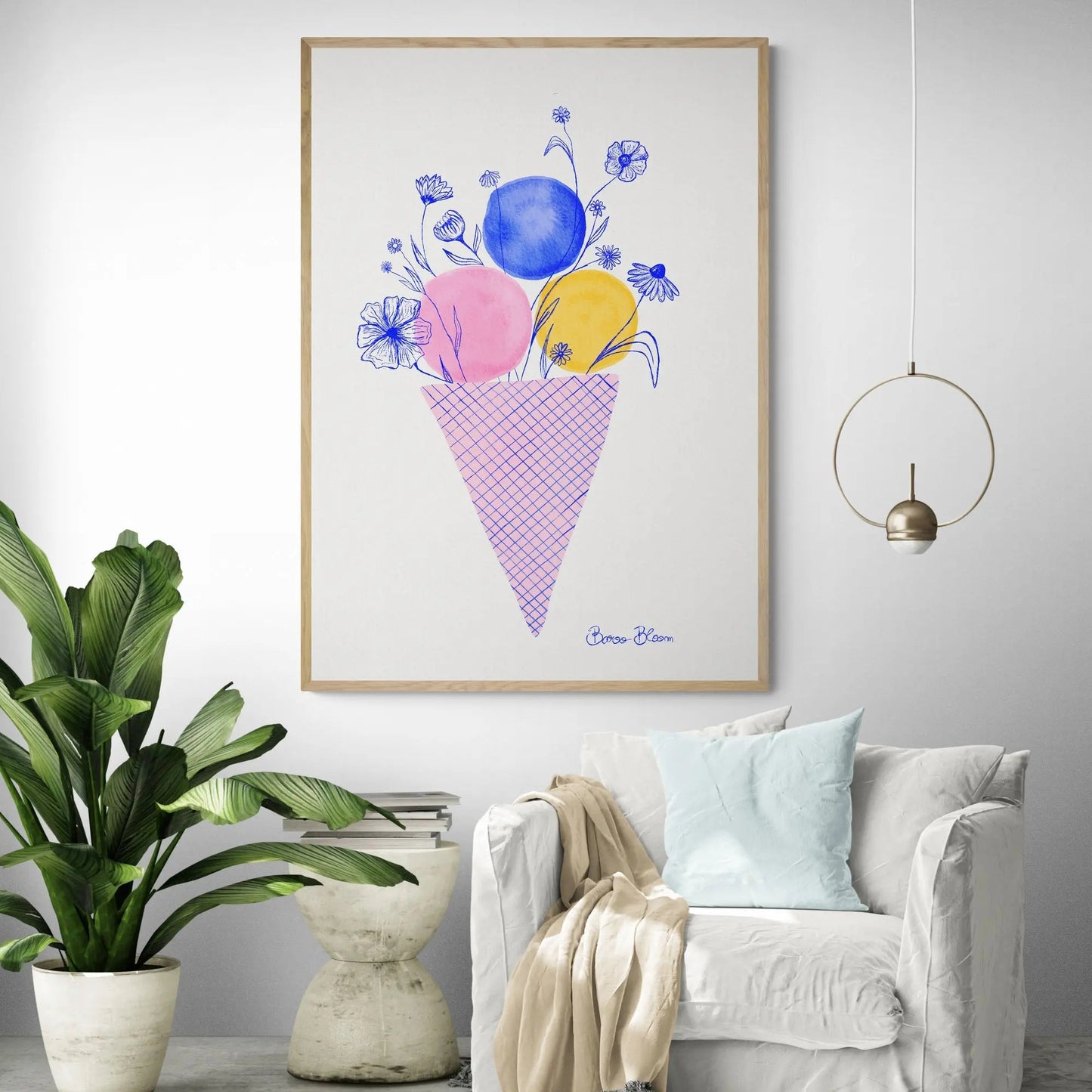 Icecream Flower by Baroo Bloom