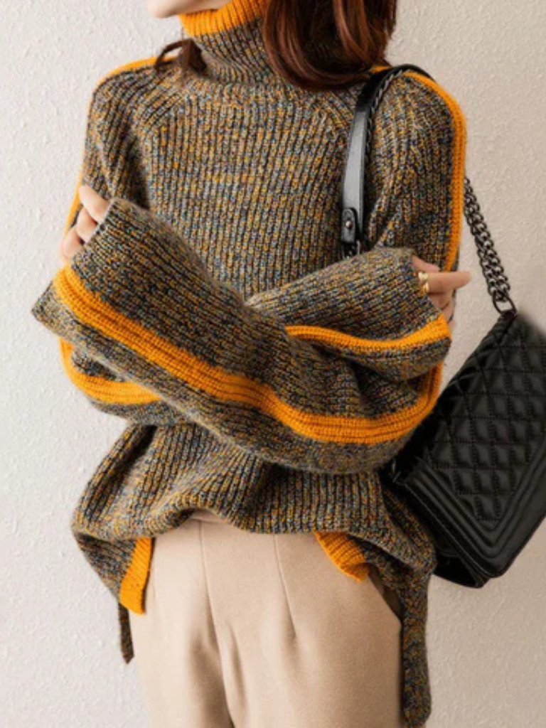 Lena | Wełniany sweter z dodatkiem