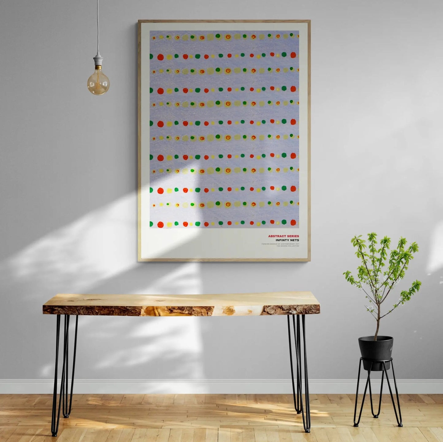 Coloured Dots Japanese Abstract