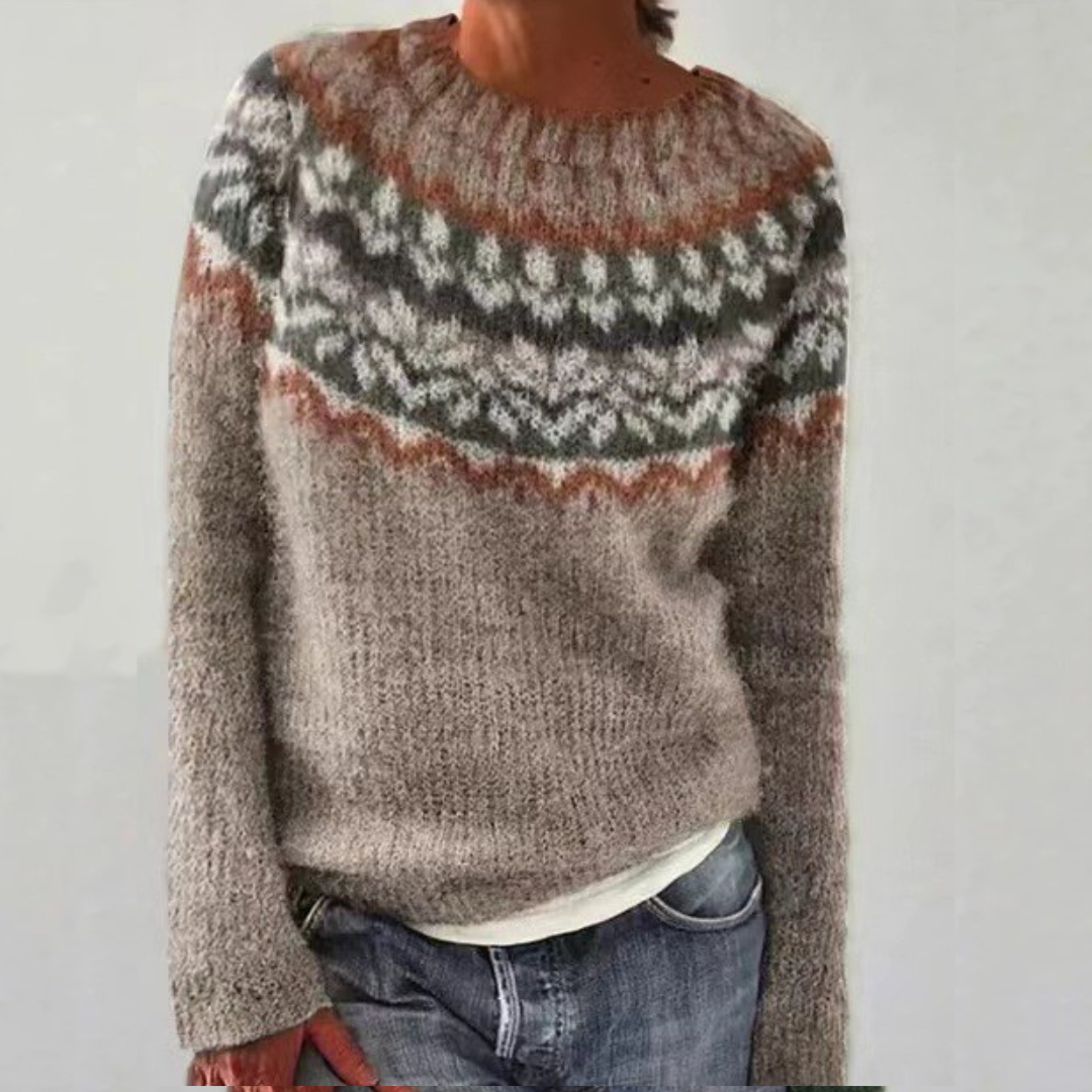 Chloe - Urokliwy Retro Sweter