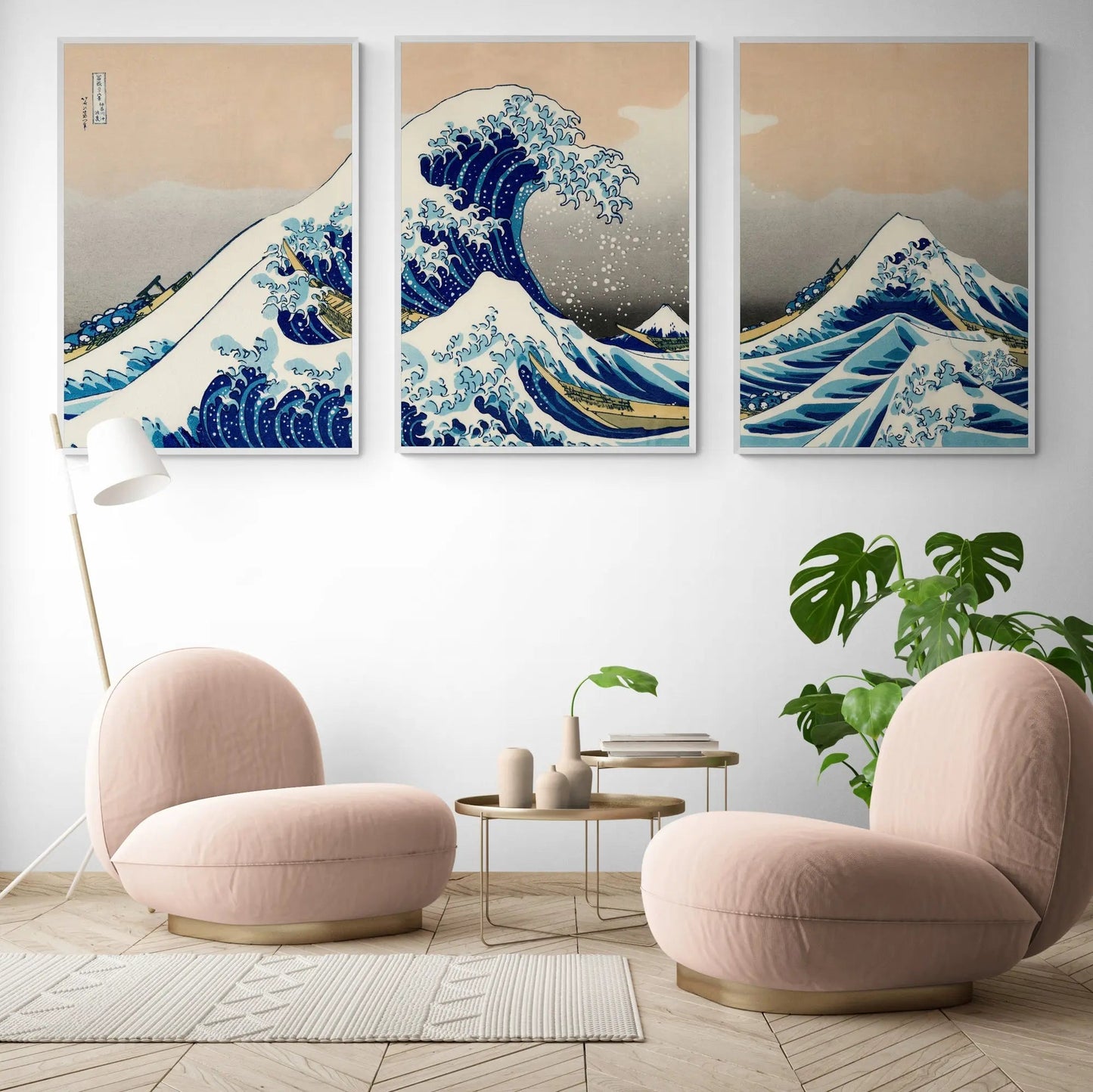 3x Great Wave Exhibitions by Hokusai