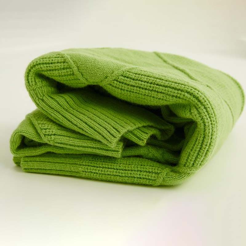 Denise | Ciepły sweter z wysokim kołnierzem