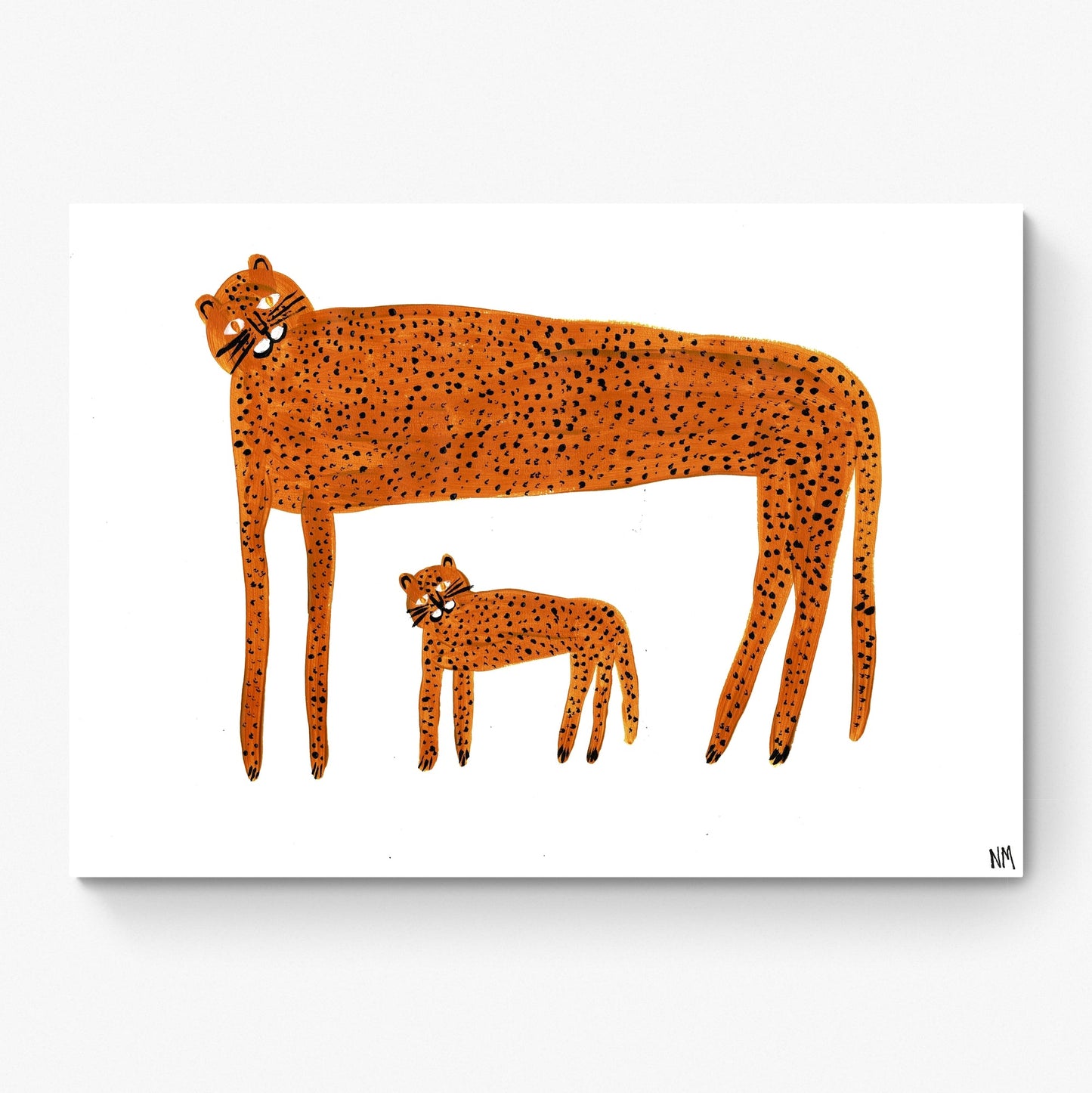 Leopard & Baby by Nancy McKie