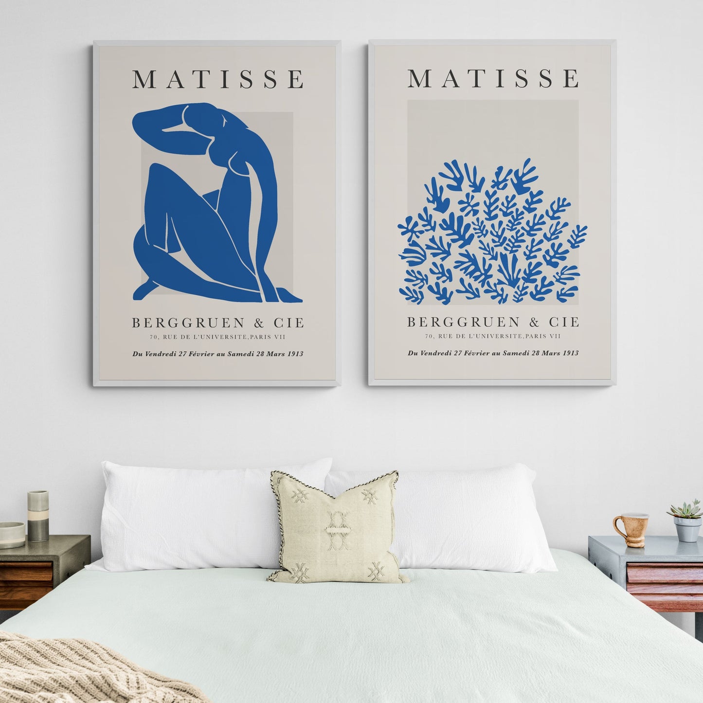 Blauw Naakt + Koraal by Henri Matisse