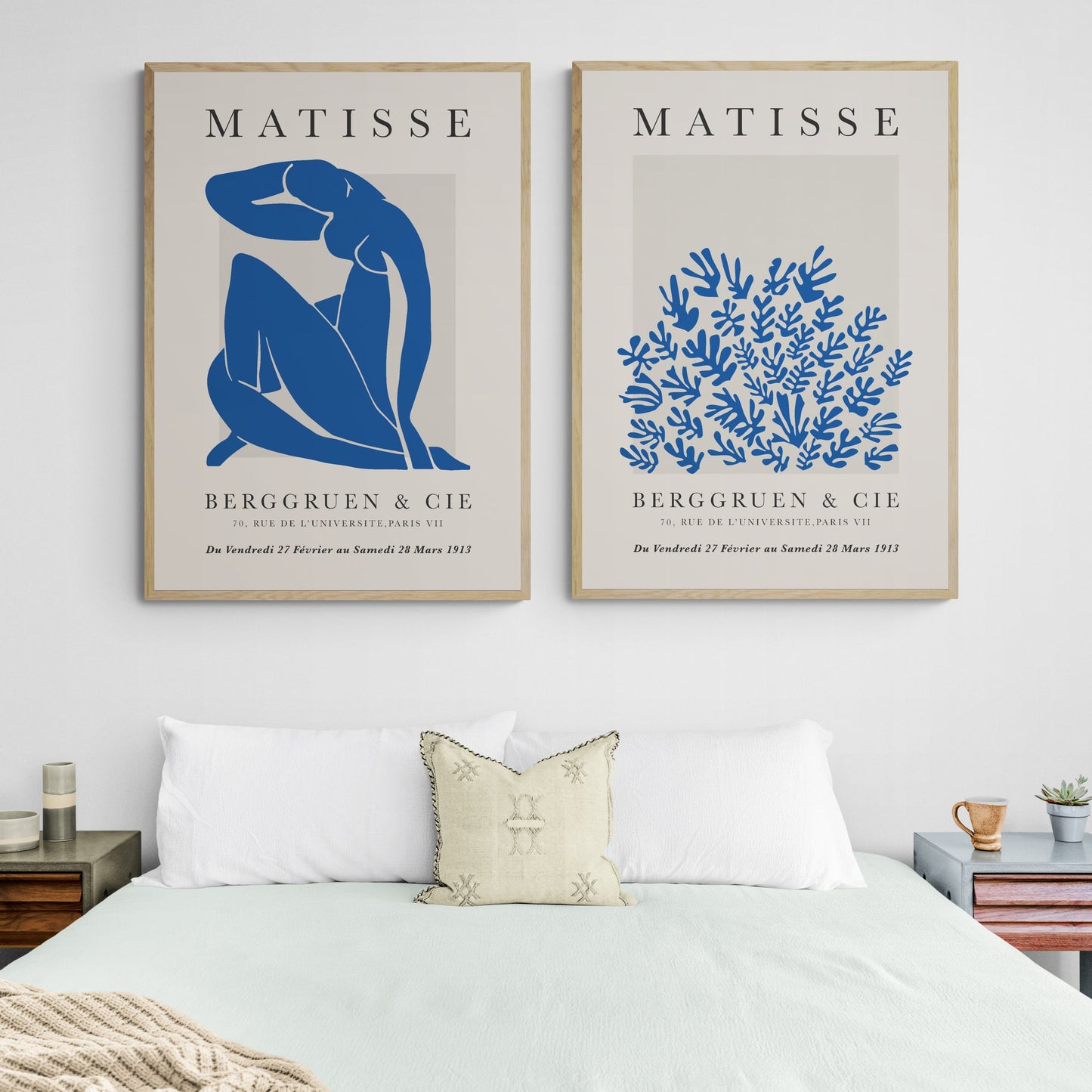 Blauw Naakt + Koraal by Henri Matisse