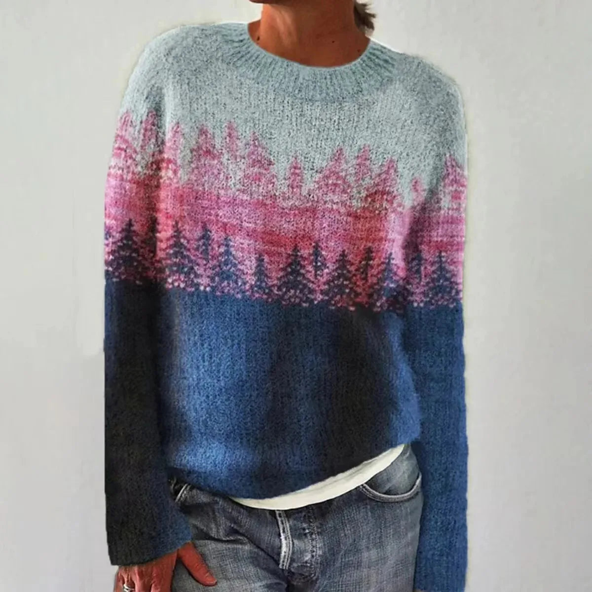 Luna - Urokliwy Retro Sweter