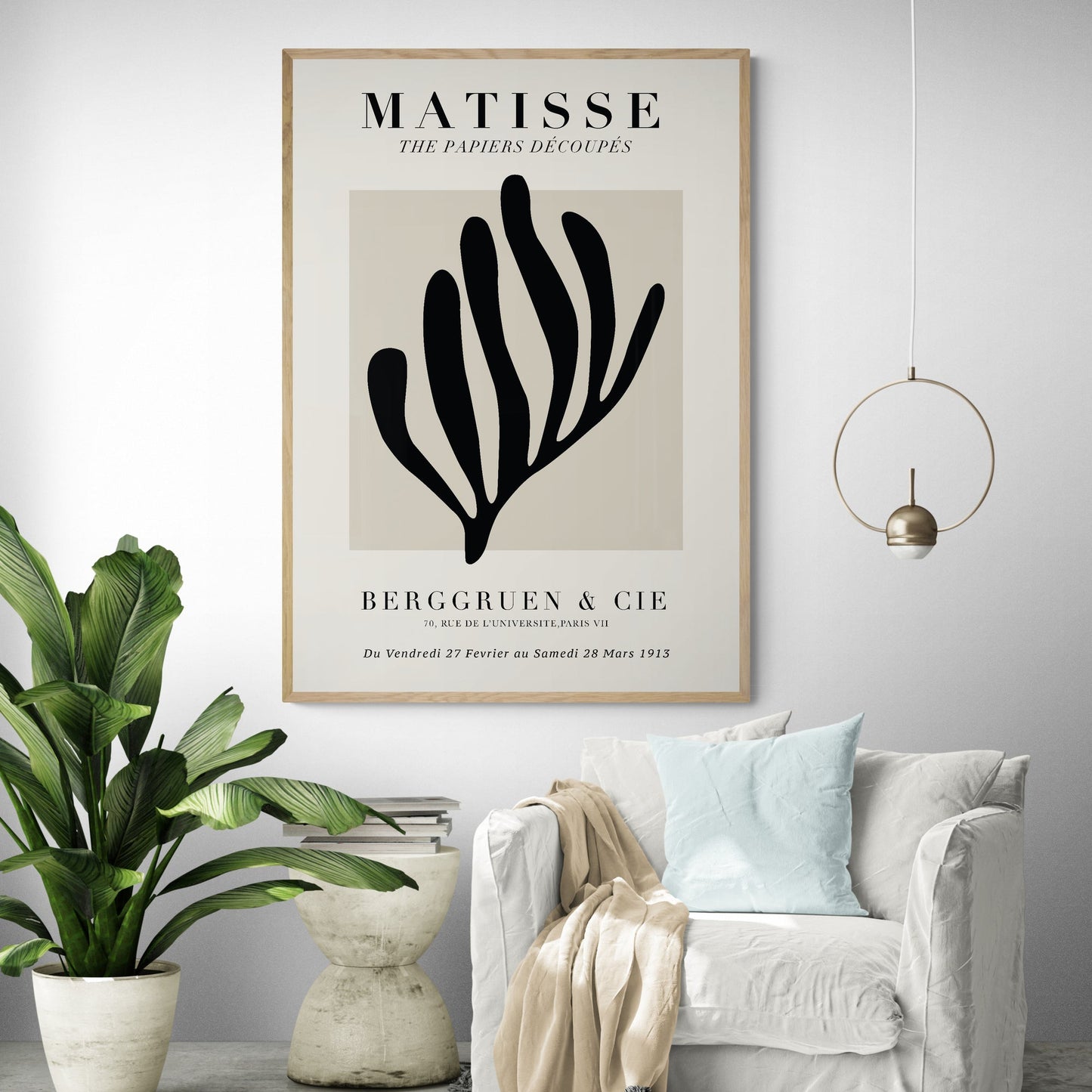 Black Koraal Henri Matisse Art Print