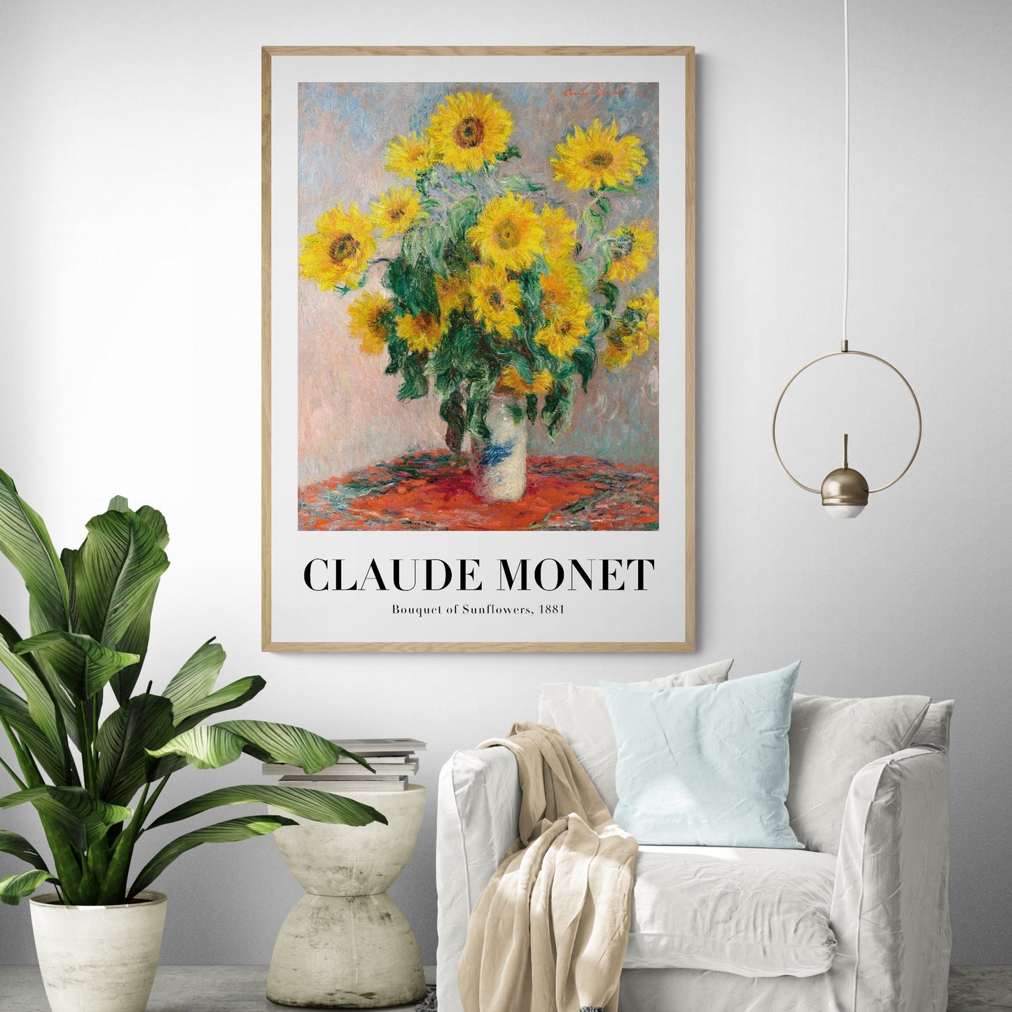 Bouquet by Sunflowers by Claude Monet