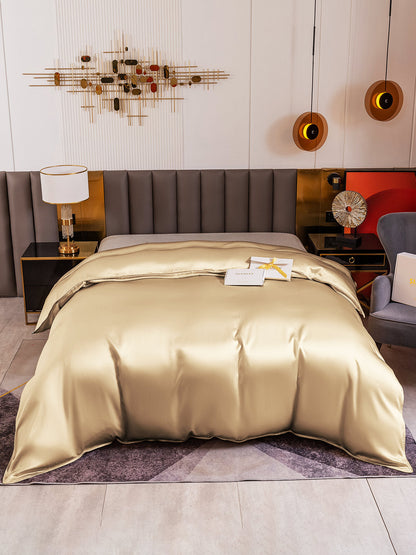 19Momme Mulberry Silk Seamless Duvet Cover