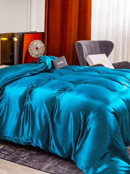 25Momme Mulberry Silk Seamless Duvet Cover (WITHOUT PILLOWCASES)