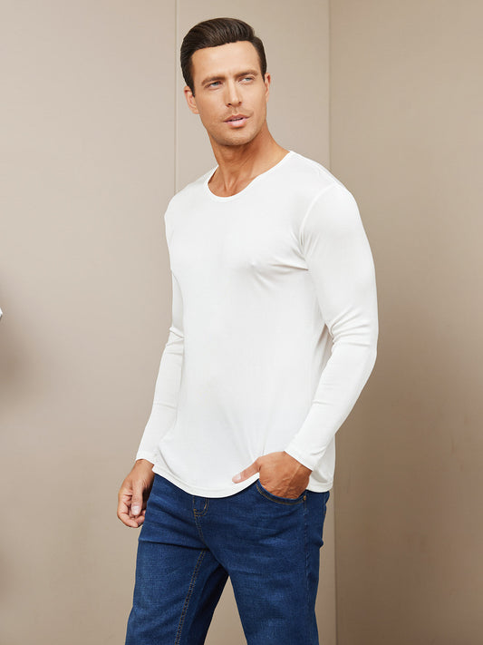 Mens Silk Knitted Tee