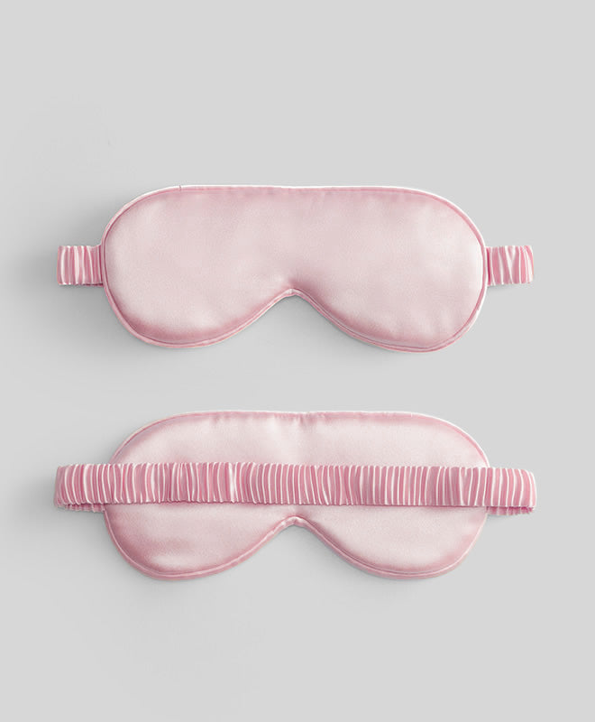 22Momme Silk Sleep Eye Mask + Pillowcase Set