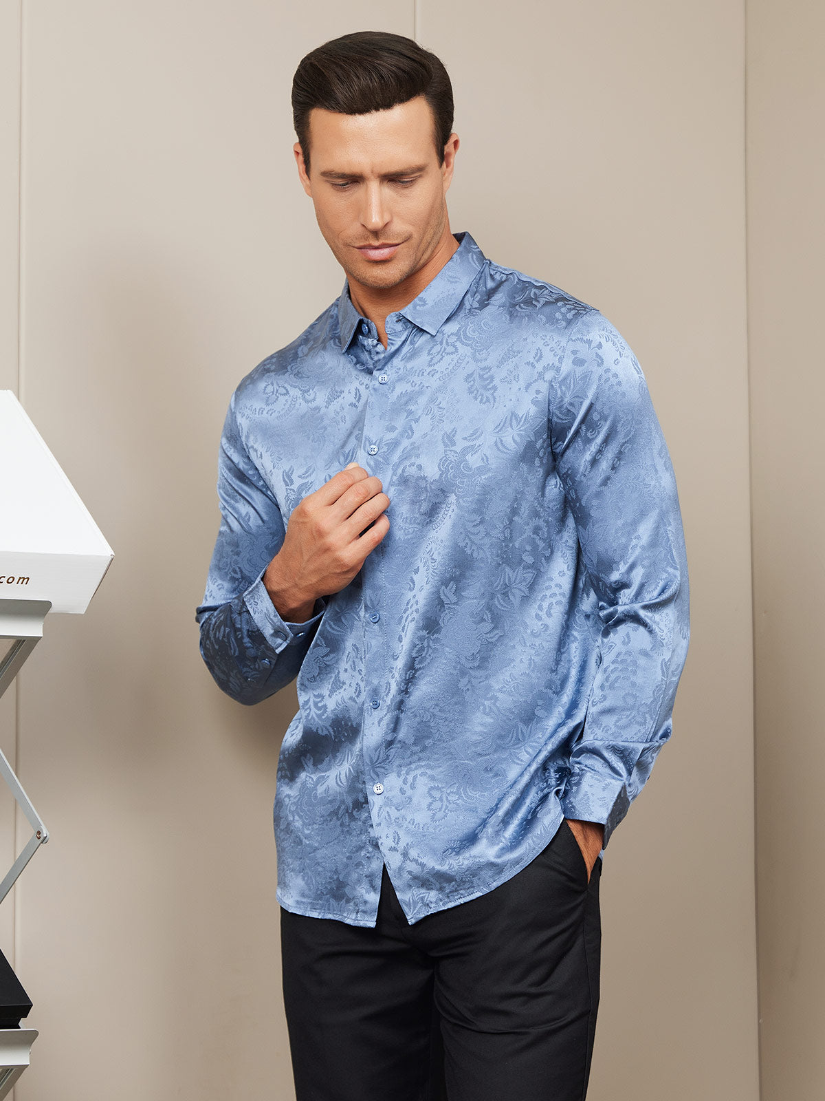 Silk Casual Men‘s Shirt