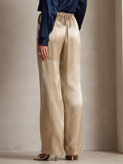 19Momme Versatile Classic Silk Suit Pants