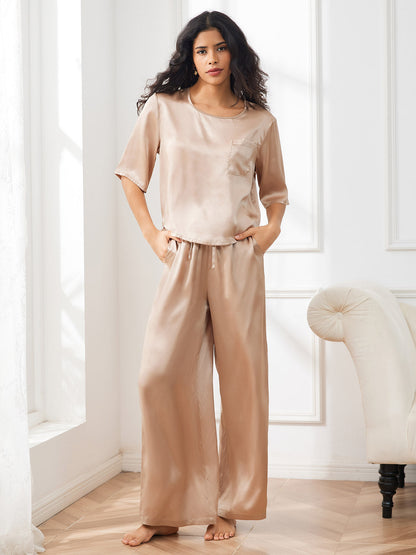 Women‘s Pure Silk Pajama Set