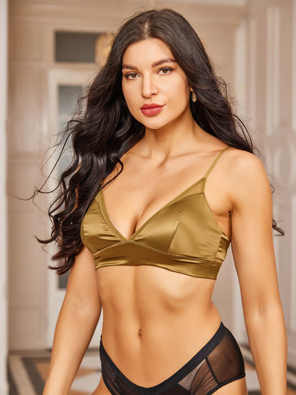 Sexy Comfy Silk Blend Bralette (Panty not included)