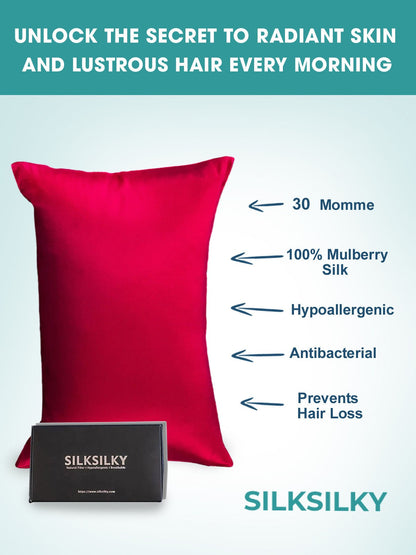 30 Momme Luxurious Pillowcase 100% Silk - Envelope