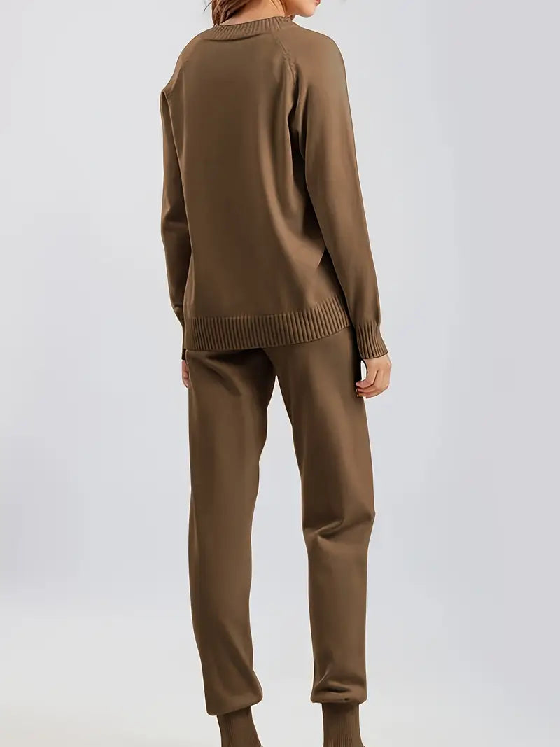 Magda | Dwuczęściowy Zestaw z Długim Rękawem