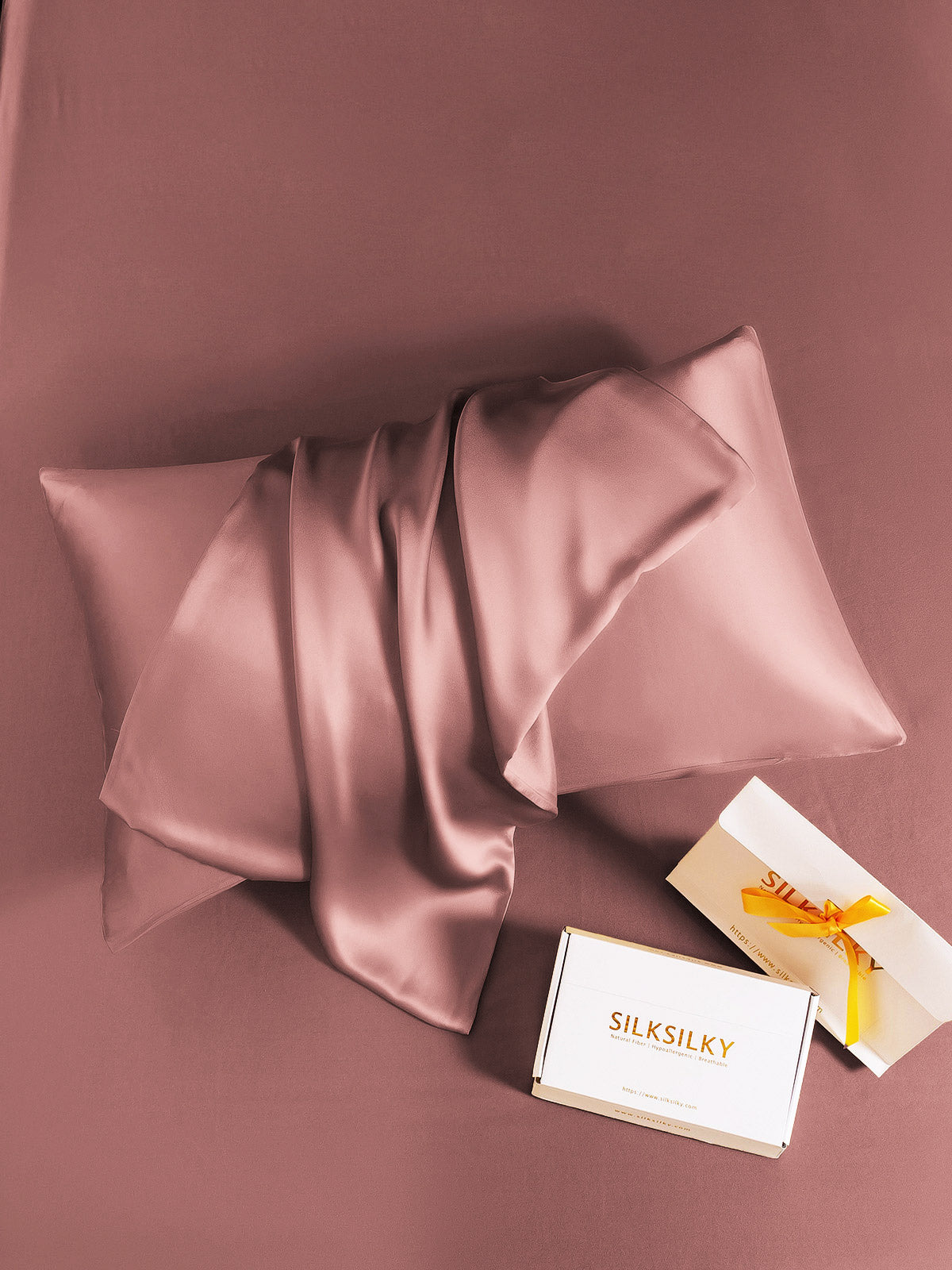 100% Mulberry Silk Pillowcase with Envelope Closure