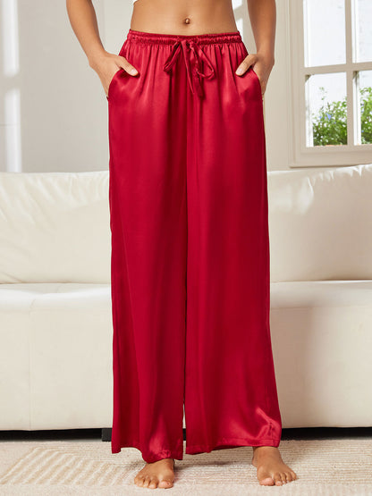 Pure Silk Casual Women‘s Pants