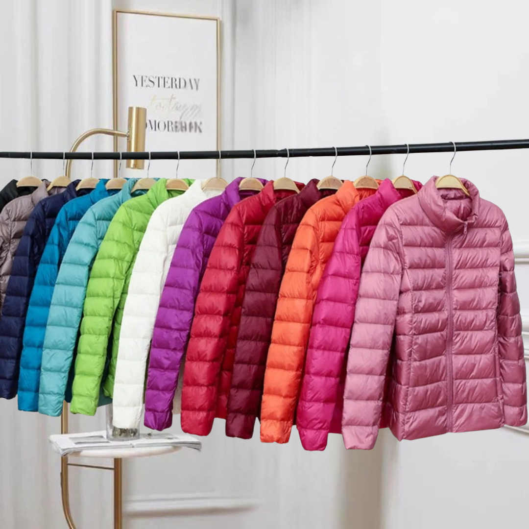 Vionna™ | Lekka Kurtka z Kaczego Puchu