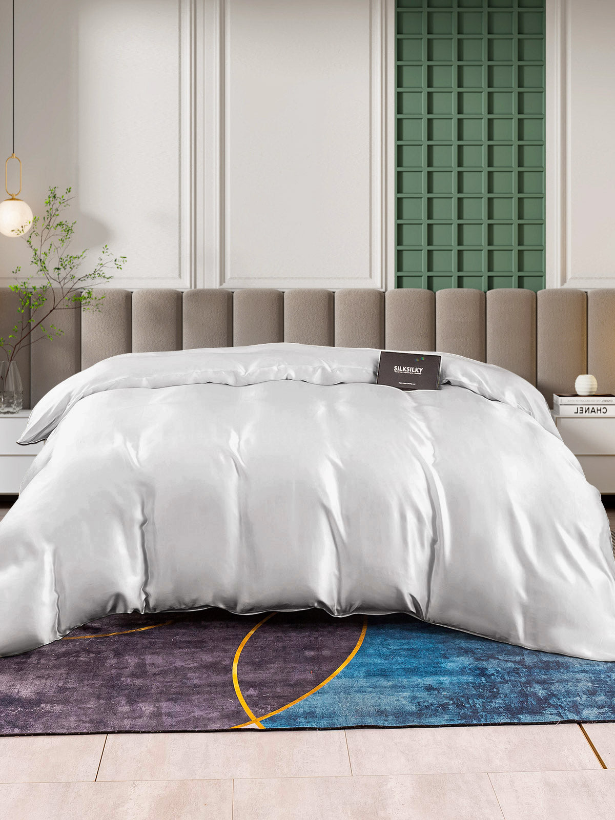 25Momme Mulberry Silk Seamless Duvet Cover (WITHOUT PILLOWCASES)