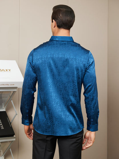 19 Momme Silk Long Sleeve Shirt For Men