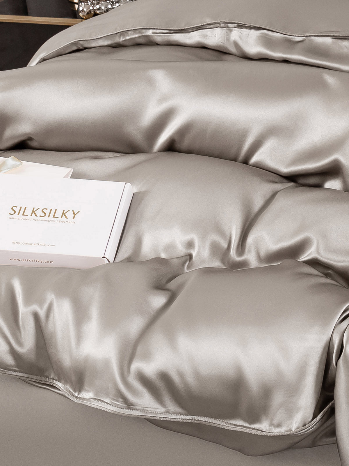 22Momme Mulberry Silk Seamless Duvet Cover