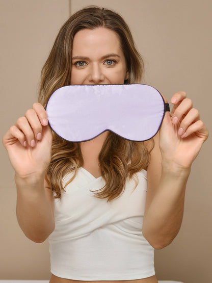 Pure Silk Solid Color Sleep Eye Mask