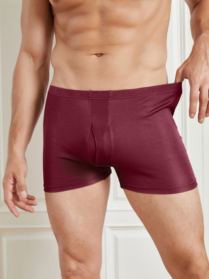 Clearance Mulberry Silk Knitted Mens Underwear with Front Opening