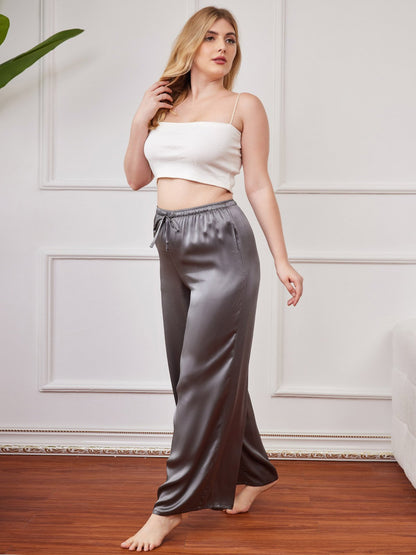 Pure Silk Plus Size Casual Women’s Pants