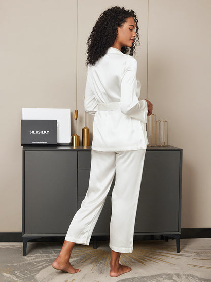 Silk Belted Womens Pajamas