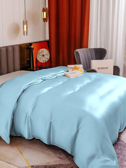 19Momme Mulberry Silk Seamless Duvet Cover