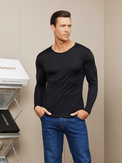 Mens Silk Knitted Tee