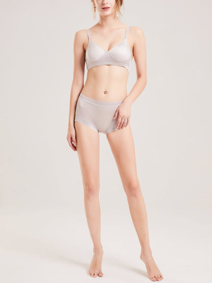 Comfortable Wireless Silk Knitted Bra (Panty not included)