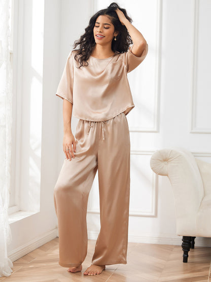 Women‘s Pure Silk Pajama Set