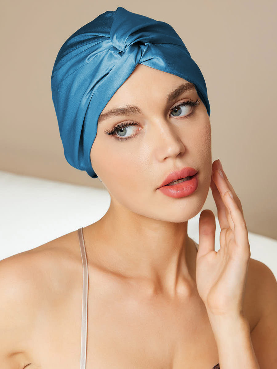 Pure Silk Casual Sleep Cap