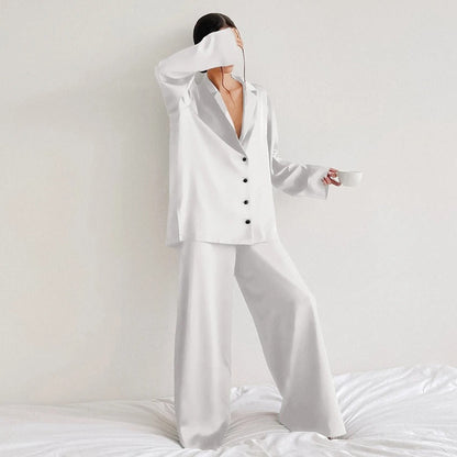 Silky Elegance Oversized Pajama Set | Esmée