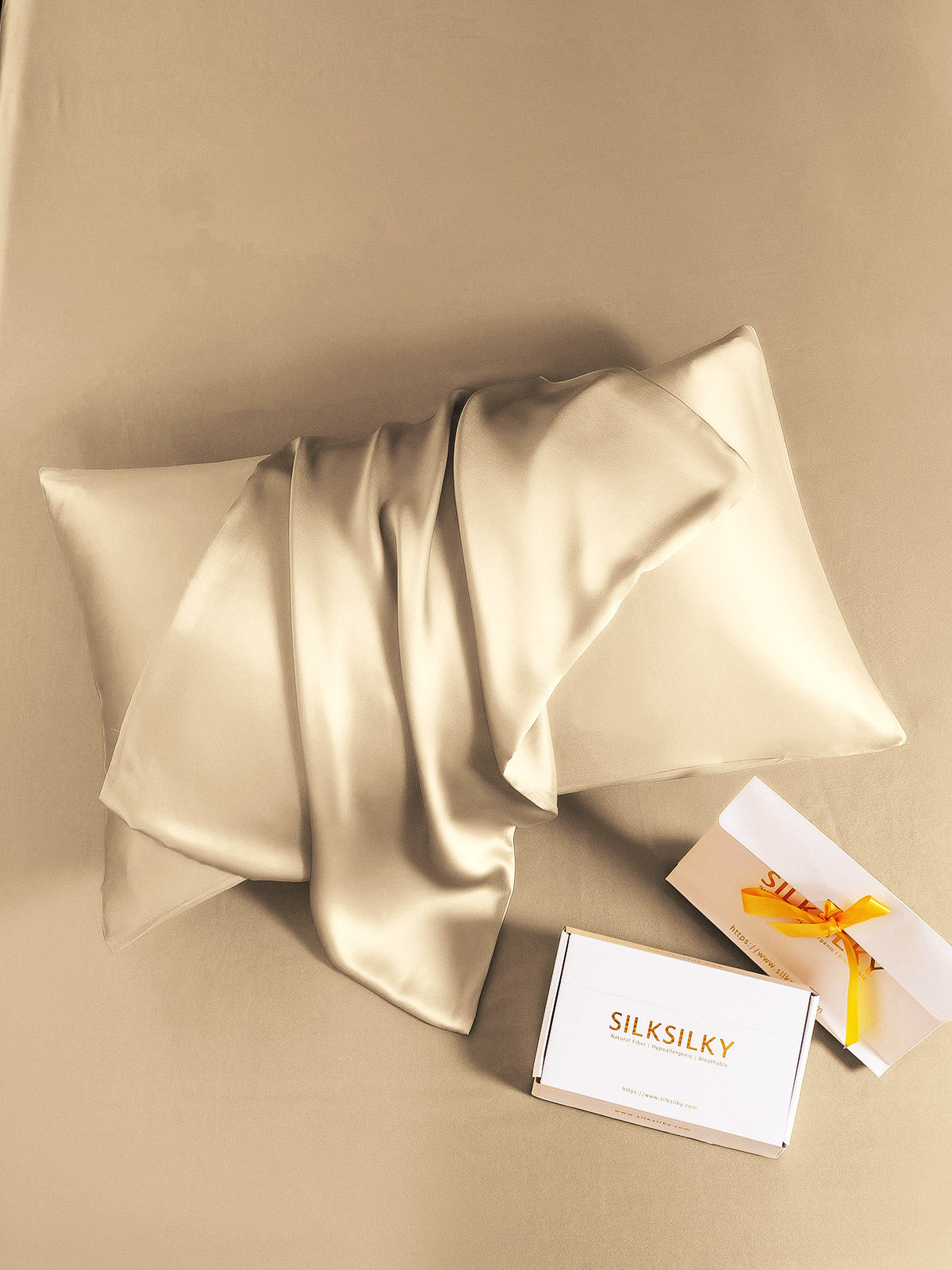 100% Mulberry Silk Pillowcase with Envelope Closure