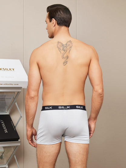 Men‘s Ultra Soft Comfy Silk Knitted Boxer Underwear