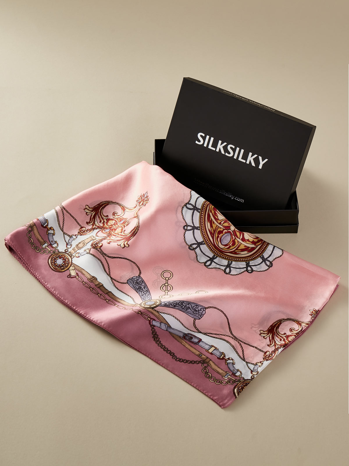 Holiday Gift - Pure Silk Printed Rectangle Scarf