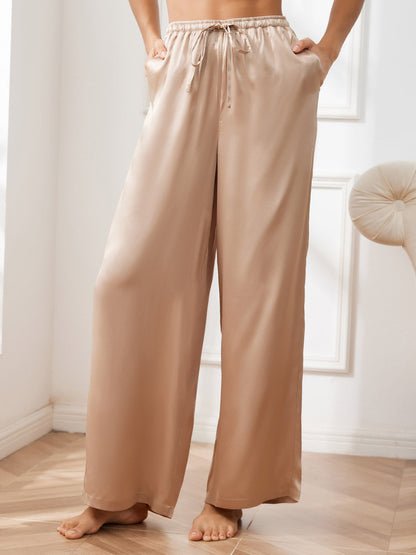 Pure Silk Casual Women‘s Pants