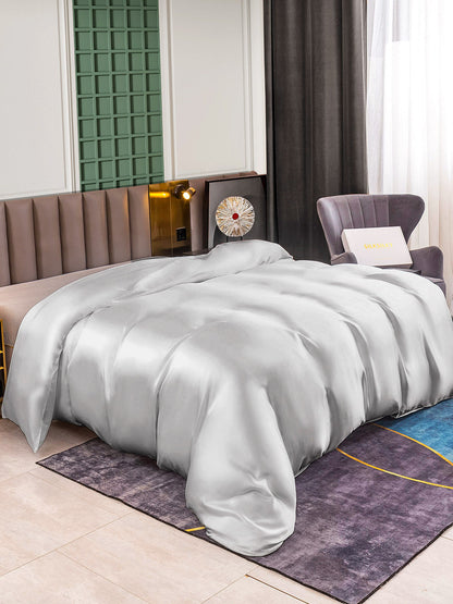 25Momme Mulberry Silk Seamless Duvet Cover (WITHOUT PILLOWCASES)