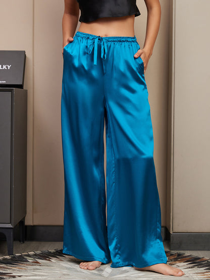 Pure Silk Casual Women‘s Pants