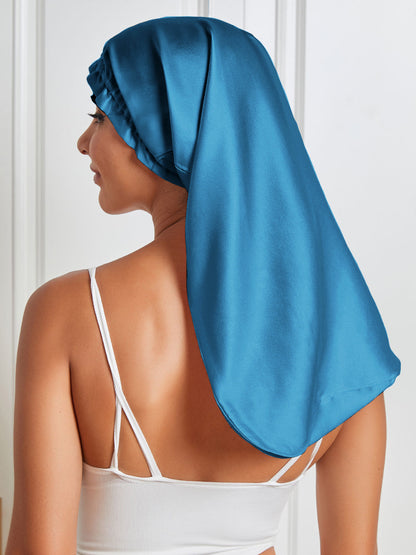 Elegant Night Silk Bonnet Sleep Cap